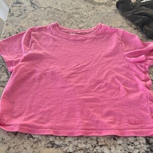 DKNY Kids Vibrant Pink Short Sleeve Tee